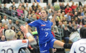 Isabelle Jongenelen war auch in Trier beste HSG-werferin. Foto: brink-medien