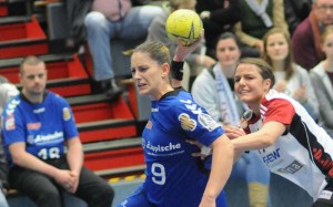 Noelle Frey und ihre Team-Kolleginnen wollen sich am Sonntag in Leverkusen durchsetzen. Foto: brink-medien