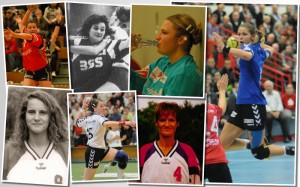 Diese sieben Spielerinnen bilden das HSG Allstar-Team: Sylvia Dorna, Anke Nolting, Natalie Hagel, Xenia Smits (oben von links) sowie Heike Ahlgrimm, Sabrina Neukamp und Bärbel Pfromm (unten von links). Collage: brink-medien 
