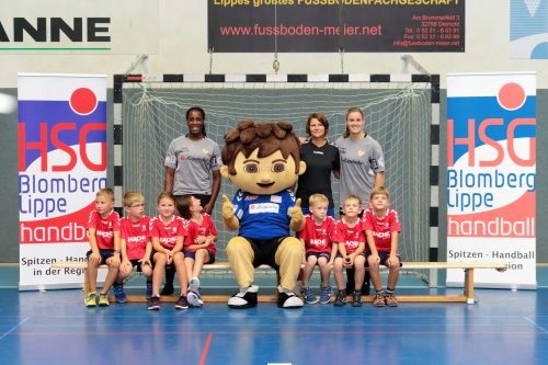 16 AK Blomberg-Lippe Handball Frauen Autogrammkarten 2020-21 original signiert