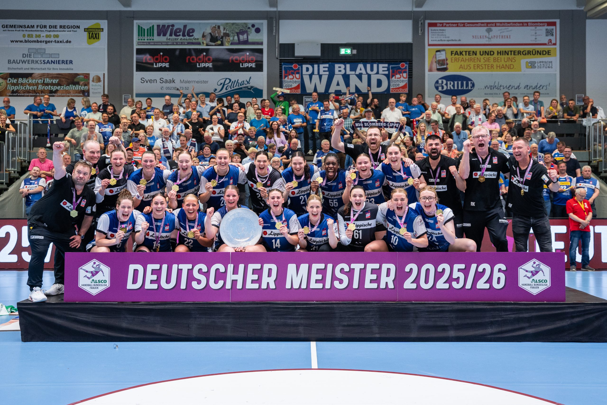HSG Blomberg Lippe (GER) Vs. Borussia Dortmund (GER) Handball, 1. Handball Bundesliga Frauen, Finale, Spiel 3, 31.5.2026, Saision 2025/2026, Blomberg HSG Blomberg Lippe (GER) Vs. Borussia Dortmund (GER) Handball, 1. Handball Bundesliga Frauen, Finale, Spiel 3, 31.5.2026, Saision 2025/2026, Blomberg